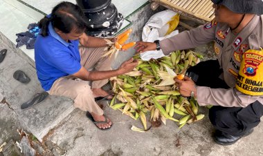 Polsek-Krembung-Dukung-Swasembada-Pangan-Nasional