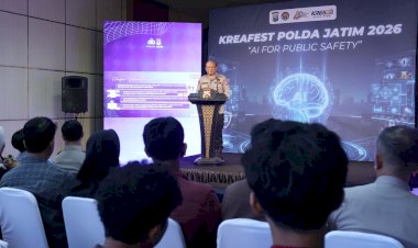 Hari-Bhayangkara-ke--80-Polda-Jatim-Dorong-Pemanfaatan-AI-untuk-Keamanan-Publik-Melalui-KREAFEST-2026