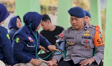 Polres-Probolinggo-Periksa-Kesehatan-Personel-Pengamanan-Bromo-Pascakarhutla