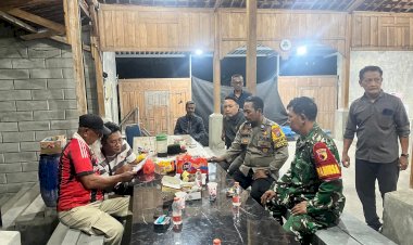 Bhabinkamtibmas-dan-Babinsa-Sambang-Desa-Tawangsari,-Perkuat-Sinergitas-Jaga-Kamtibmas