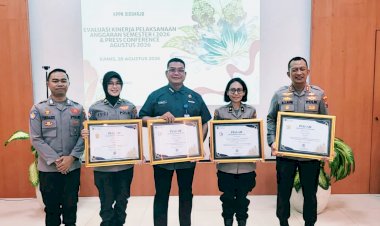 Polresta-Sidoarjo-Peroleh-Penghargaan-Pengelolaan-Anggaran-Semester-I-2026