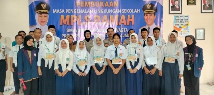 Sat Binmas Polresta Sidoarjo Ajak Pelajar Patuh Berlalu Lintas dan Cegah Bahaya Kenakalan Remaja