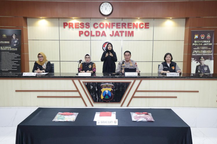 Polda Jatim Amankan Tersangka Kasus Kekerasan Seksual Dua Anak Dibawah Umur