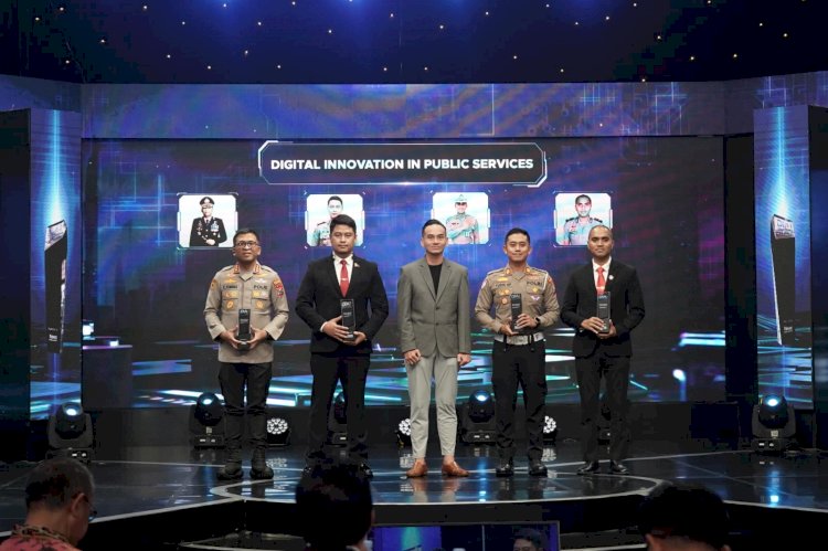 Terus Berinovasi, Polresta Sidoarjo Terima 4 Piala Penghargaan Digital Innovation Awards 2026