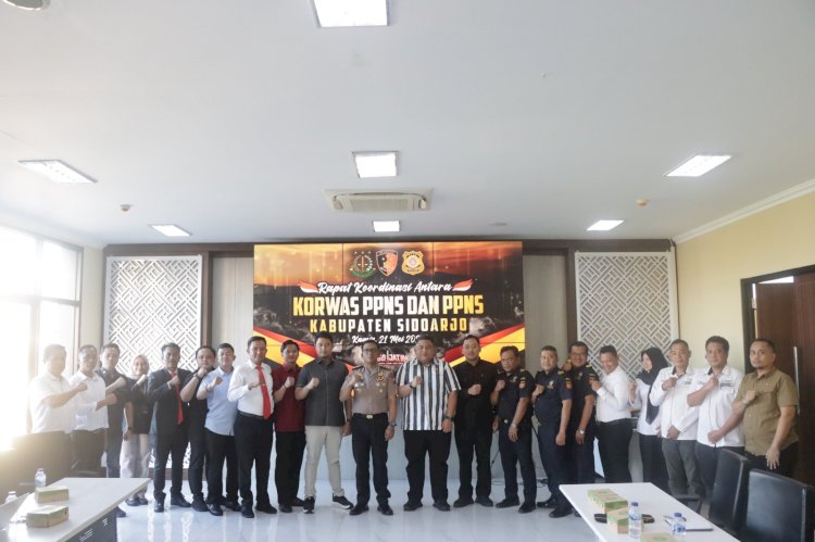 Polresta Sidoarjo Perkuat Sinergi PPNS Lewat Sosialisasi KUHP dan KUHAP Baru
