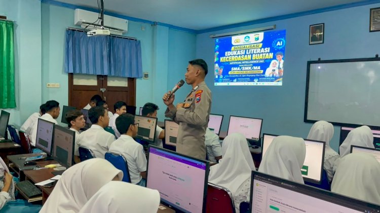 Polres Bojonegoro Edukasi Ratusan Pelajar Soal AI Antisipasi Deepfake dan Hoaks